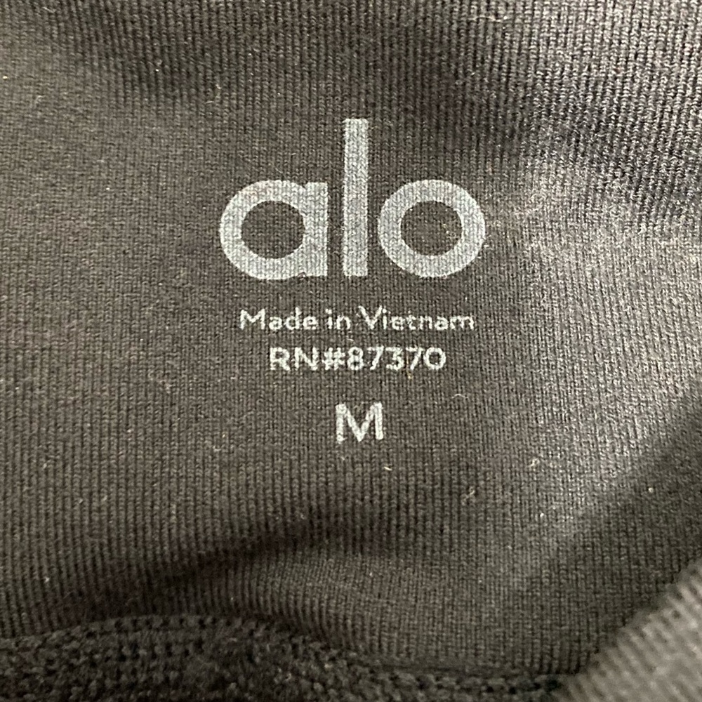 ALO Yoga Black High Waist Leggings Medium - Picture 3 of 5